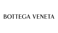 botteca veneta logo on a black background