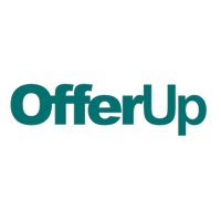 offerup logo on a black background